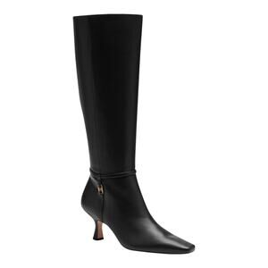 Coach Women's Raquel Leather Boots Black Size 11
